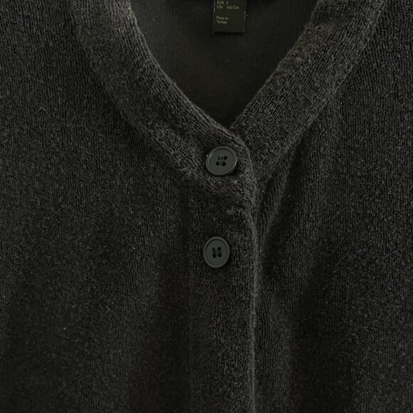 Button-down terry fabric romper - Picture 9 of 11